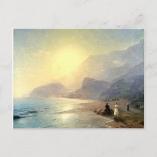 Ivan Aivazovsky- Pushkin en Countess Raevskaya Briefkaart (Voorkant)