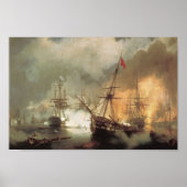 Ivan Aivazovsky- The Battle of Navarino Poster (Voorkant)
