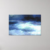 Ivan Aivazovsky - Tussen de golven (1898) Canvas Afdruk (Voorkant)