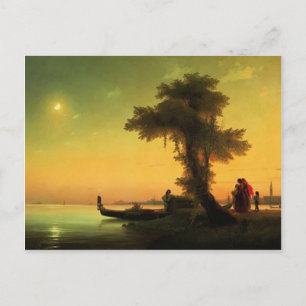 Ivan Aivazovsky - Uitzicht op de lagune van Veneti Briefkaart