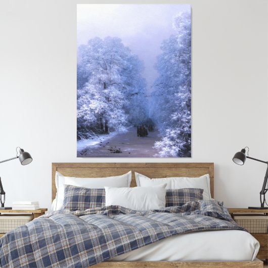 IVAN AIVAZOVSKY - Winterlandschap - 1876 - Canvas Afdruk (Insitu (Slaapkamer))