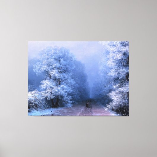 IVAN AIVAZOVSKY - Winterlandschap II - 1881 - Canvas Afdruk (Voorkant)