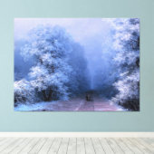IVAN AIVAZOVSKY - Winterlandschap II - 1881 - Canvas Afdruk (Insitu (Houten vloer))