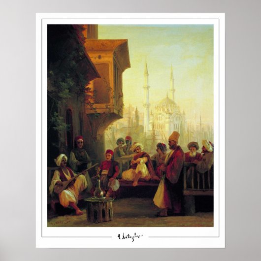 Ivan Aivazovsky Zedign Art Poster #221 (Voorkant)