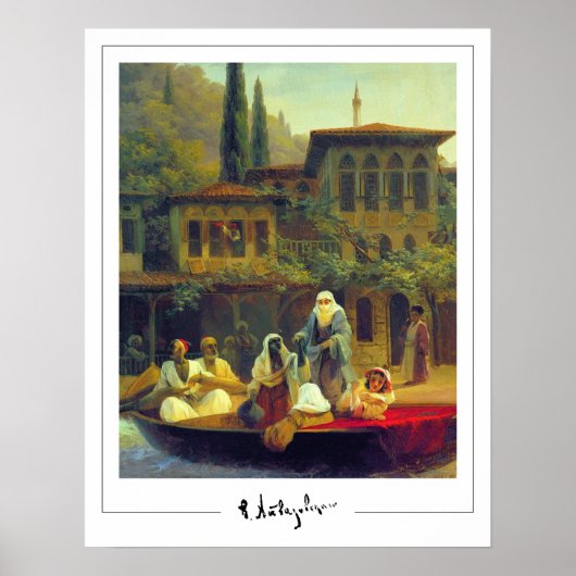 Ivan Aivazovsky Zedign Art Poster #3 (Voorkant)