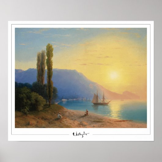 Ivan Aivazovsky Zedign Art Poster #310 (Voorkant)