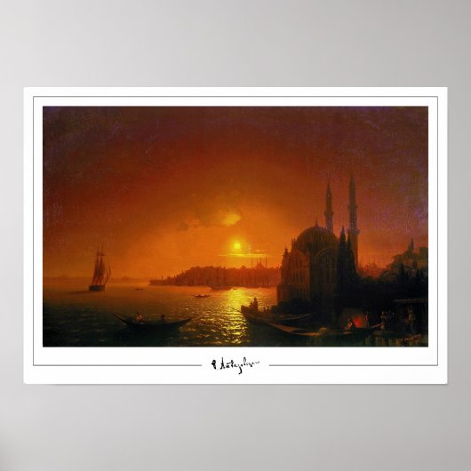 Ivan Aivazovsky Zedign Art Poster #321 (Voorkant)