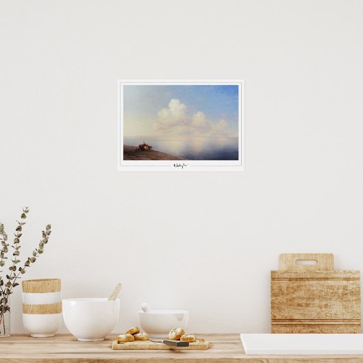 Ivan Aivazovsky Zedign Art Poster #360 (Keuken)