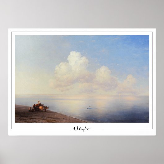 Ivan Aivazovsky Zedign Art Poster #360 (Voorkant)