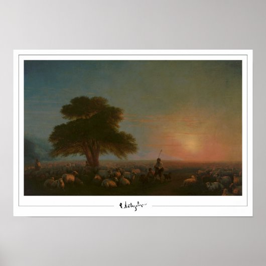 Ivan Aivazovsky Zedign Art Poster #370 (Voorkant)