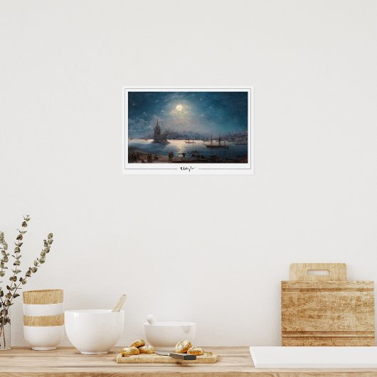 Ivan Aivazovsky Zedign Art Poster #437 (Keuken)