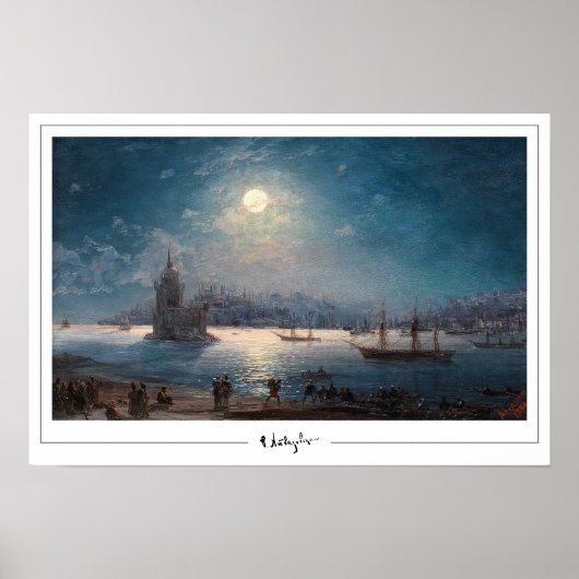 Ivan Aivazovsky Zedign Art Poster #437 (Voorkant)