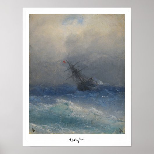 Ivan Aivazovsky Zedign Art Poster #470 (Voorkant)