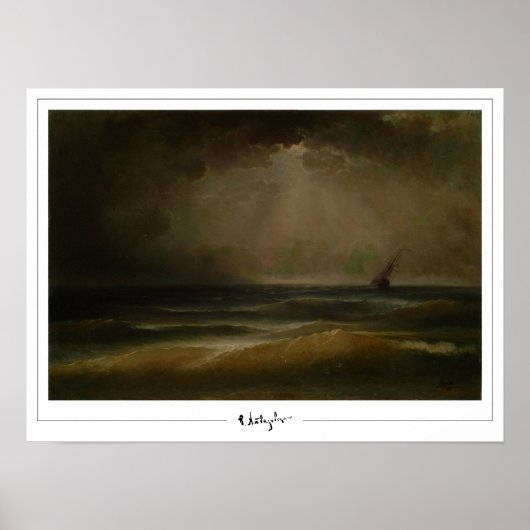 Ivan Aivazovsky Zedign Art Poster #552 (Voorkant)