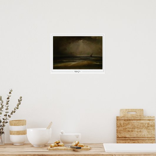 Ivan Aivazovsky Zedign Art Poster #552 (Keuken)