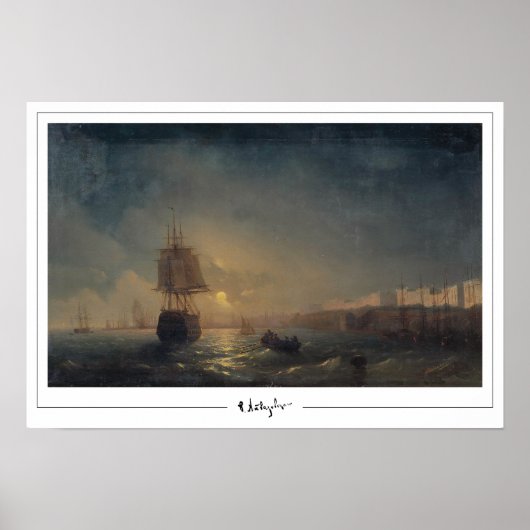 Ivan Aivazovsky Zedign Art Poster #559 (Voorkant)