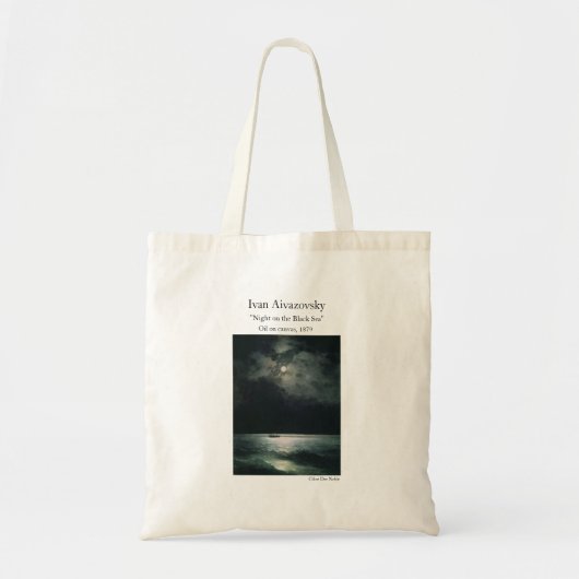 Ivan Aivazovsky's "Night on the Black Zee" Tote Bag (Voorkant)