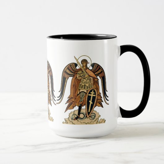 Ivan Bilibin Archangel Michael Coffee Mok (Rechts)