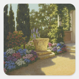 Ivan Choultse Jardin Villa Cypris Vierkante Sticker