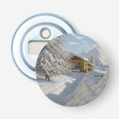  Ivan Choultse Winterlandschap Button Flesopener (Voorkant)