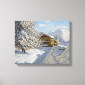 Ivan Choultse Winterlandschap Canvas Afdruk (Voorkant)