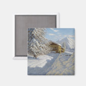 Ivan Choultse Winterlandschap Magneet (Voorkant / Achterkant)