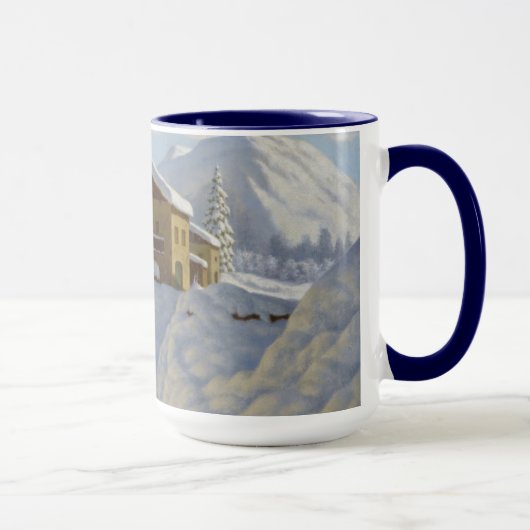 Ivan Choultse Winterlandschap Mok (Rechts)
