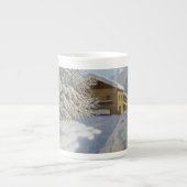 Ivan Choultse Winterlandschap Porselein Kop (Voorkant)