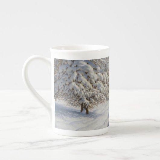 Ivan Choultse Winterlandschap Porselein Kop (Links)