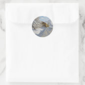 Ivan Choultse Winterlandschap Ronde Sticker (Tas)