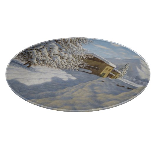  Ivan Choultse Winterlandschap Snijplank (Hoek)