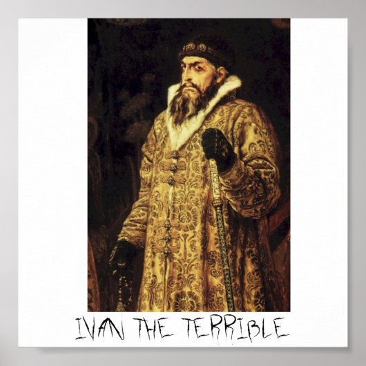 IVAN DE TERRIBLE POSTER (Voorkant)