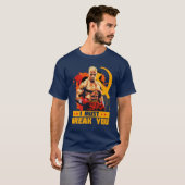 Ivan Drago I Must Break You Citaat T-shirt (Voorkant volledig)