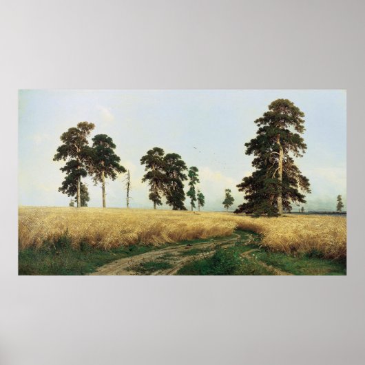 Ivan Ivanovich Shishkin (1832 - 1898) Rye Poster (Voorkant)