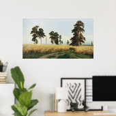 Ivan Ivanovich Shishkin (1832 - 1898) Rye Poster (Thuiskantoor)