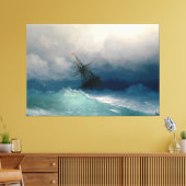 Ivan Konstantinovich Aivazovsky (1817-1900) - Schi Canvas Afdruk (Insitu (Woonkamer))