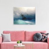Ivan Konstantinovich Aivazovsky (1817-1900) - Schi Canvas Afdruk (Insitu (Woonkamer))