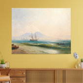 Ivan Konstantinovich Aivazovsky - Gezicht op berg  Canvas Afdruk (Insitu (Woonkamer))