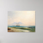 Ivan Konstantinovich Aivazovsky - Gezicht op berg  Canvas Afdruk (Voorkant)