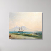 Ivan Konstantinovich Aivazovsky - Gezicht op berg Canvas Afdruk (Voorkant)