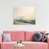 Ivan Konstantinovich Aivazovsky - Gezicht op berg Canvas Afdruk (Insitu (Woonkamer))