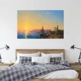 Ivan Konstantinovich Aivazovsky - Gezicht op Const Canvas Afdruk