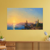 Ivan Konstantinovich Aivazovsky - Gezicht op Const Canvas Afdruk (Insitu (Woonkamer))