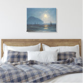 Ivan Konstantinovich Aivazovsky - Maneschijn Canvas Afdruk (Insitu (Slaapkamer))
