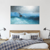 Ivan Konstantinovich Aivazovsky - Naderende storm Canvas Afdruk (Insitu (Slaapkamer))