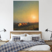 Ivan Konstantinovich Aivazovsky - Ploegen van de Canvas Afdruk (Insitu (Slaapkamer))