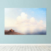 Ivan Konstantinovich Aivazovsky - Rustige Canvas Afdruk (Insitu (Houten vloer))