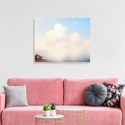 Ivan Konstantinovich Aivazovsky - Rustige Canvas Afdruk (Insitu (Woonkamer))