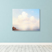 Ivan Konstantinovich Aivazovsky - Rustige Canvas Afdruk (Insitu (Houten vloer))