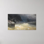 Ivan Konstantinovich Aivazovsky - Scheepswrak voor Canvas Afdruk (Voorkant)